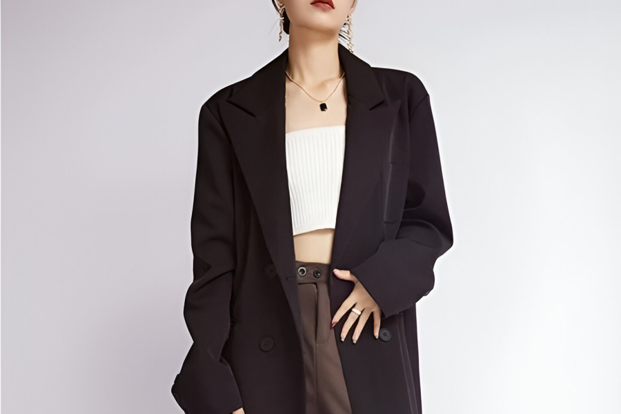 Breasted Coffee Trench Coat