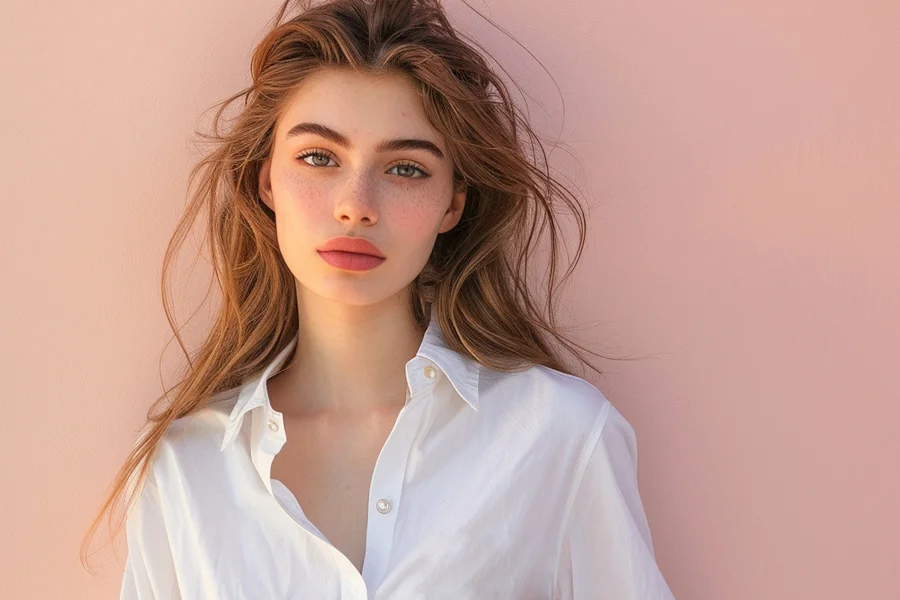 Casual Vintage Blouses Loose Fit