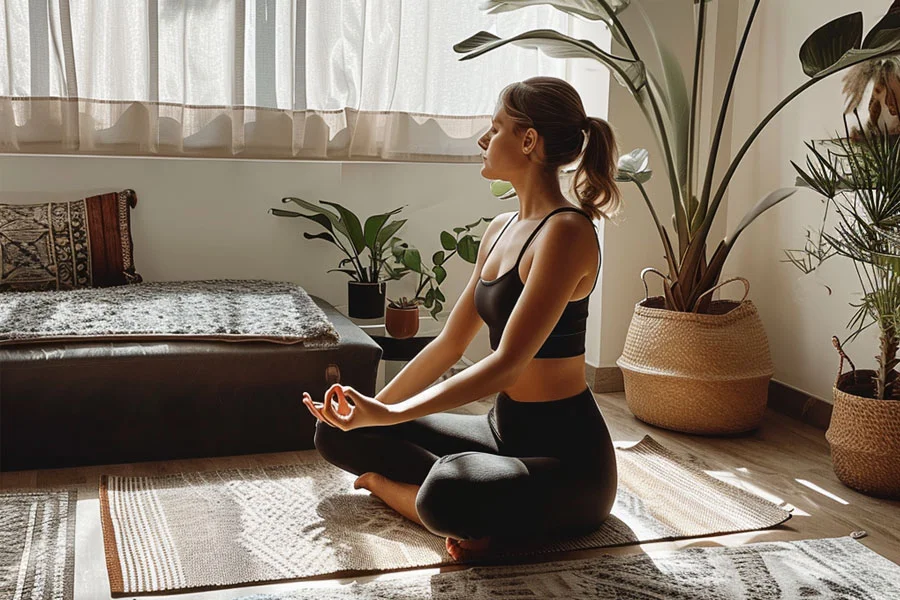 All-weather black leggings